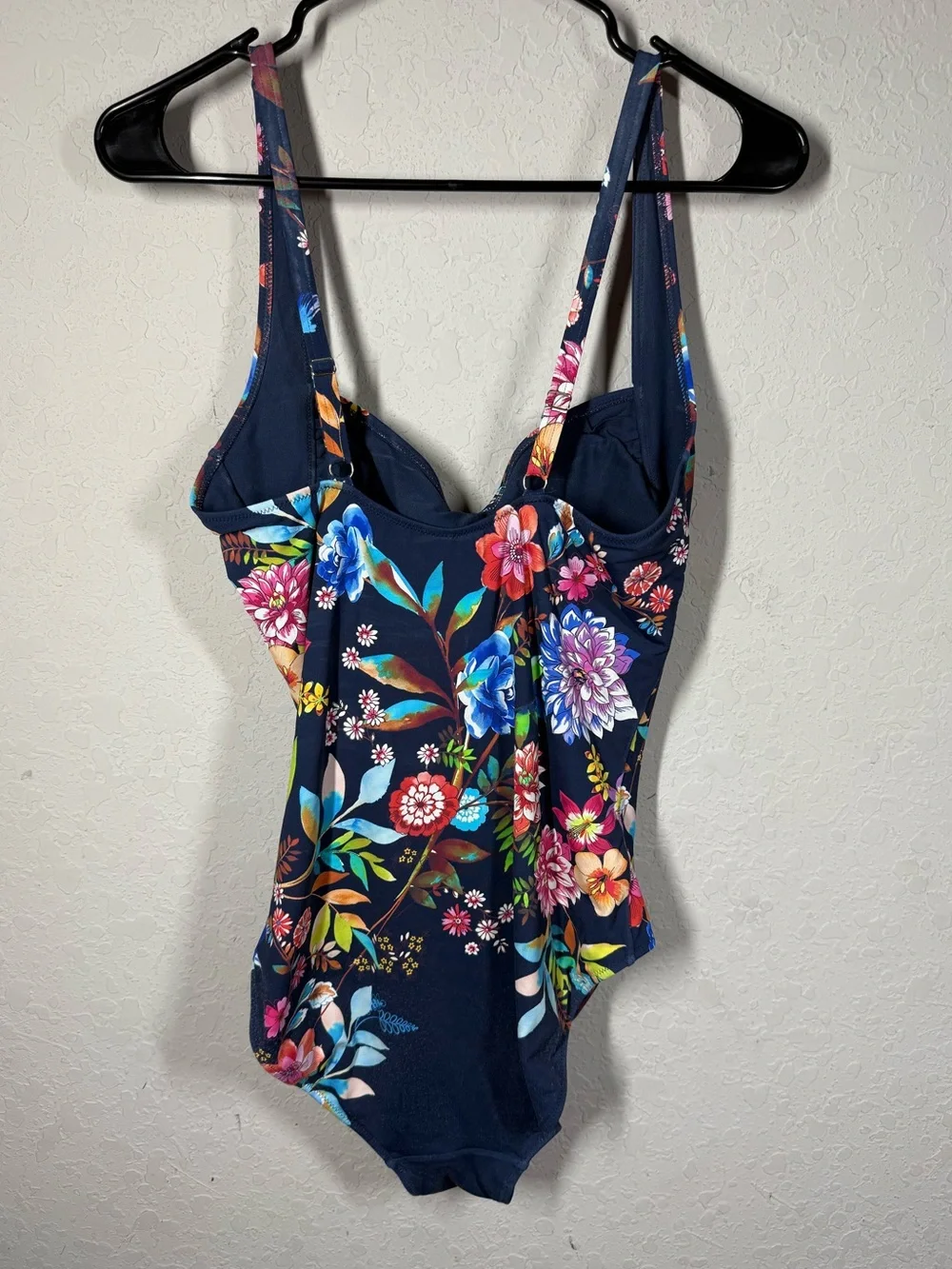 Johnny Was Ocean Dreamer Ruched One Piece Swimsuit Sz XL